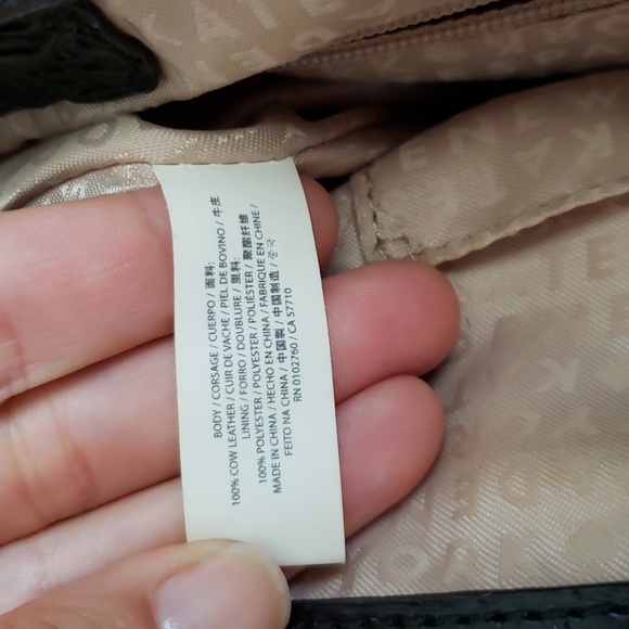 Kate Spade Becky Ridgely Ave black crocodile embossed leather satchel - Picture 6 of 9